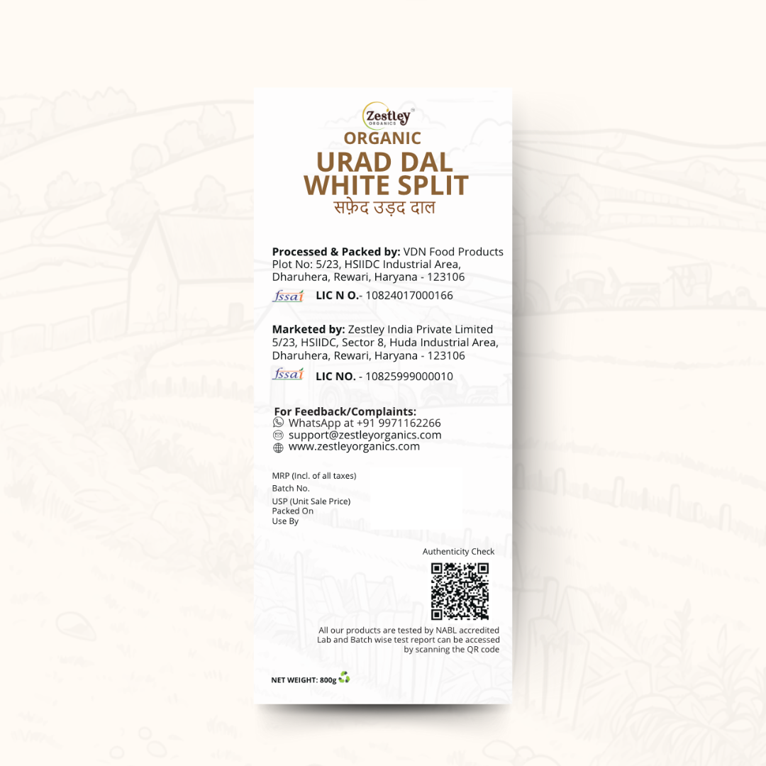 Urad Dal white split