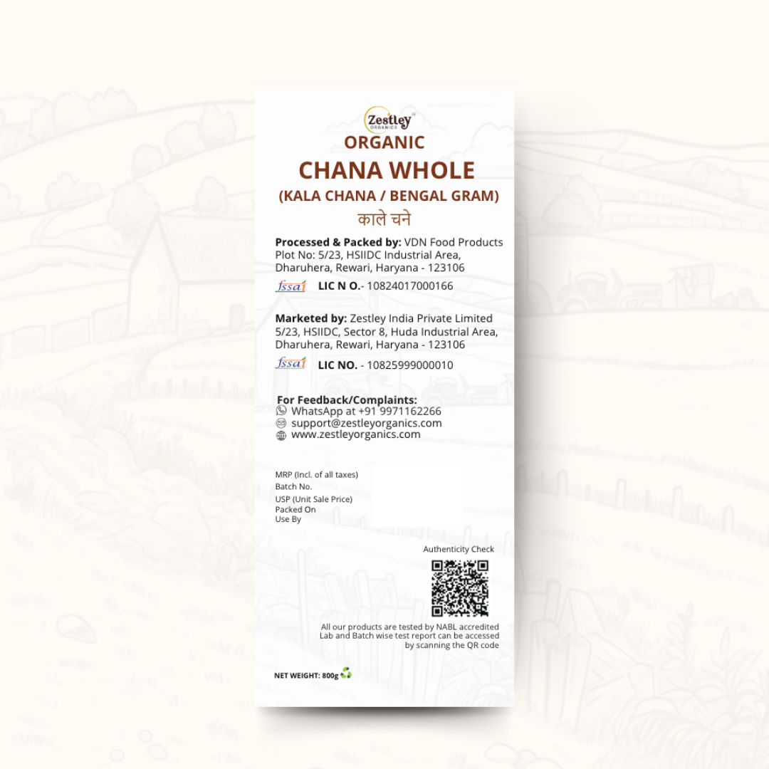 Chana Whole / Kala Chana / Bengal Gram