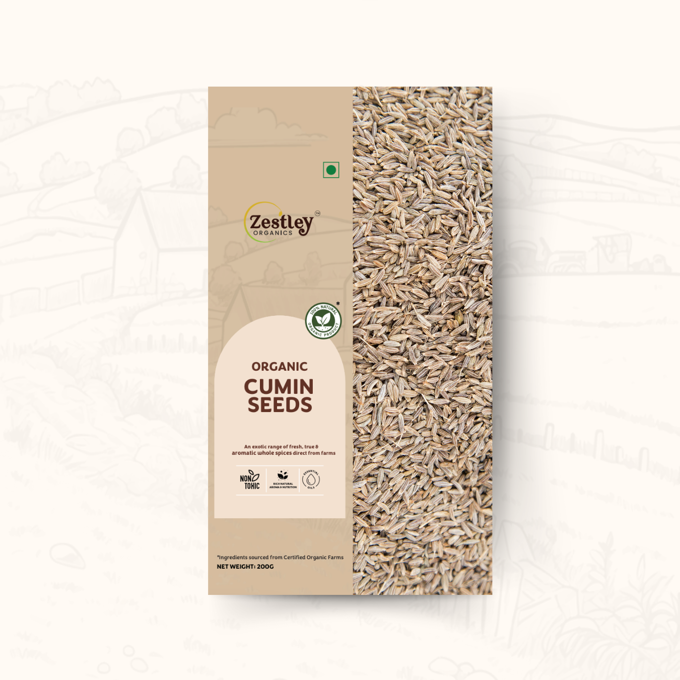 Whole Cumin Seeds