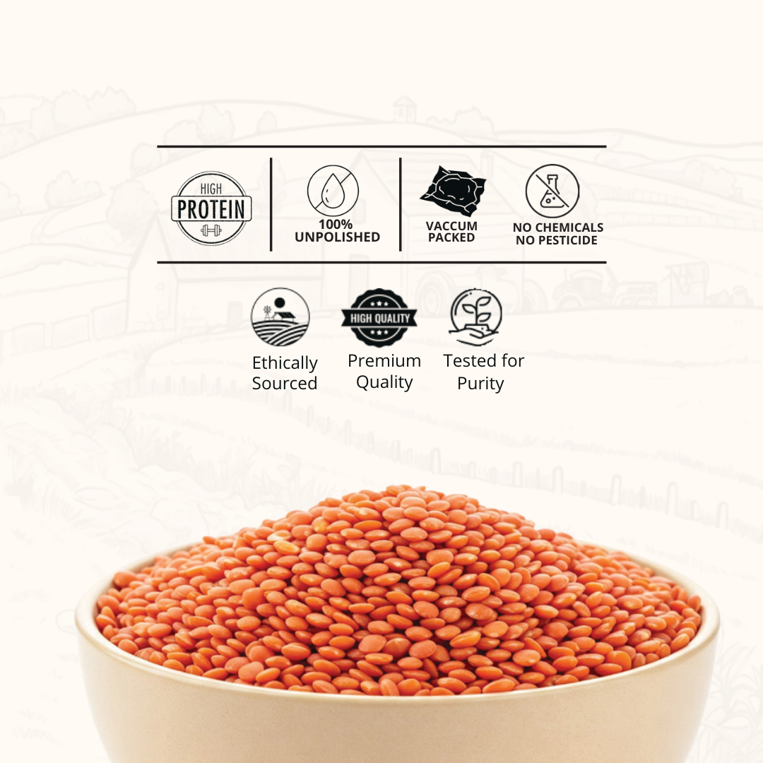 Masoor Malka / Masoor Gota / Red Lentil whole