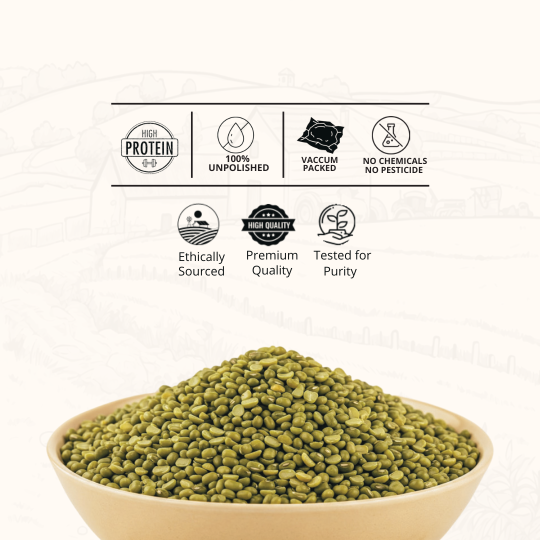 Moong Chilka / Moong Dal / Green Gram Split